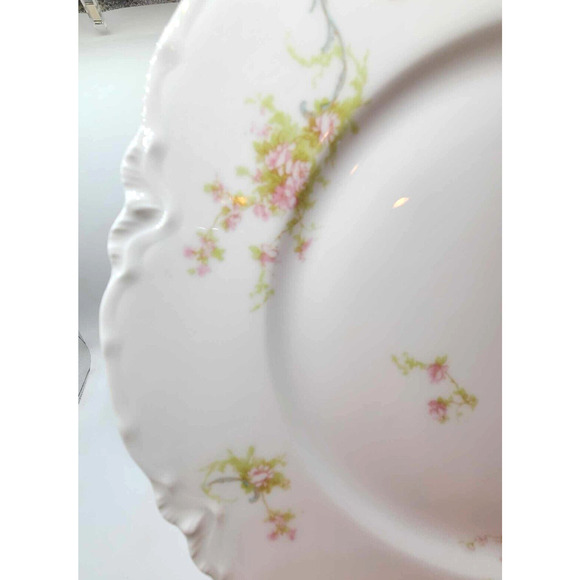Antique Haviland Limoges Schleiger Pattern 9.75" Dinner Plate Set of 4 - MINT! - Picture 5 of 8